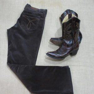 Calvin Klein Brown Corduroy Boot Cut Jeans